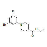1-(3-溴-5-氟苯基)哌啶-4-甲酸乙酯