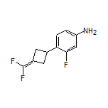 4-(3-(二氟亚甲基)环丁基)-3-氟苯胺