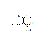 (5-甲基-2-(甲基硫代)吡啶-3-基)硼酸