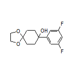 8-(3,5-二氟苯基)-1,4-二氧杂螺[4.5]癸烷-8-醇