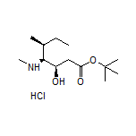 (3R,4S,5S)-3-羟基-5-甲基-4-(甲基氨基)庚酸叔丁酯盐酸盐