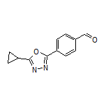 4-(5-环丙基-1,3,4-噁二唑-2-基)苯甲醛