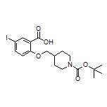 2-((1-Boc-哌啶-4-基)甲氧基)-5-碘苯甲酸