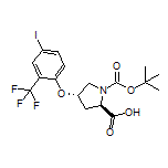 (2R,4S)-1-Boc-4-(4-碘-2-(三氟甲基)苯氧基)哌咯烷-2-甲酸