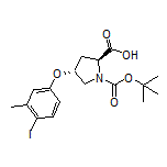 (2S,4R)-1-Boc-4-(4-碘-3-甲基苯氧基)吡咯烷-2-甲酸