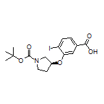 (S)-3-((1-Boc-吡咯烷-3-基)氧基)-4-碘苯甲酸
