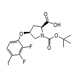 (2S,4S)-1-Boc-4-(2,3-二氟-4-碘苯氧基)哌咯烷-2-甲酸