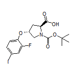 (2S,4R)-1-Boc-4-(2-氟-4-碘苯氧基)吡咯烷-2-甲酸