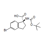 (S)-5-溴-1-(Boc-氨基)-2,3-二氢-1H-茚-1-甲酸