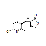 (1R,3R)-1-(6-氯-2-甲基吡啶-3-基)-5-氧杂螺[2.4]庚烷-4-酮