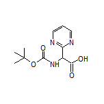 2-(Boc-氨基)-2-(嘧啶-2-基)乙酸