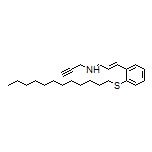 (E)-3-(2-十二烷基硫基)苯基)-N-(丙-2-炔-1-基)丙-2-烯-1-胺