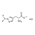 (R)-2-氨基-3-(1-(二氟甲基)-1H-吡唑-4-基)丙酸甲酯盐酸盐
