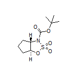 (3aS,6aS)-3-Boc-六氢环戊并[1,2,3]氧杂噻唑 2,2-二氧化物