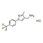 (3-甲基-1-(4-(三氟甲基)苯基)-1H-吡唑-4-基)甲胺盐酸盐