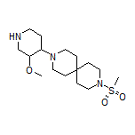 3-(3-甲氧基哌啶-4-基)-9-(甲基磺酰基)-3,9-二氮杂螺[5.5]十一烷