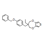3-(4-(苄氧基)苄基)-3-乙基-3,4-二氢-2H-噻吩并[3,4-b][1,4]二氧杂环庚烷