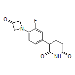 3-(3-氟-4-(3-氧代氮杂环丁烷-1基)苯基)哌啶-2,6-二酮