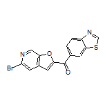 苯并[d]噻唑-6-基(5-溴呋喃并[2,3-c]吡啶-2-基)甲酮