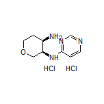 (3R,4R)-N3-(嘧啶-4-基)四氢-2H-吡喃-3,4-二胺二盐酸盐