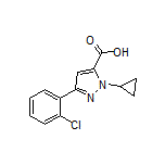 3-(2-氯苯基)-1-环丙基-1H-吡唑-5-甲酸