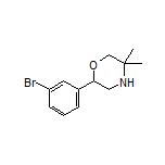 2-(3-溴苯基)-5,5-二甲基吗啉