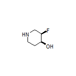 (3R,4S)-3-氟哌啶-4-醇
