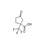 3-氧代-1-(三氟甲基)环戊烷-1-甲酸