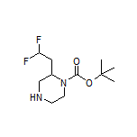 1-Boc-2-(2,2-二氟乙基)哌嗪