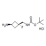 rel-(1r,3r)-3-((Boc-氨基)甲基)-3-氟环丁烷-1-胺盐酸盐
