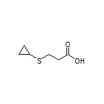 3-(环丙基硫基)丙酸