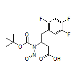 3-(Boc(亚硝基)氨基)-4-(2,4,5-三氟苯基)丁酸