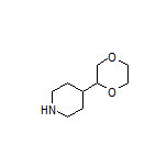4-(1,4-二氧六环-2-基)哌啶