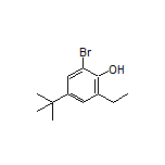 2-溴-4-(叔丁基)-6-乙基苯酚