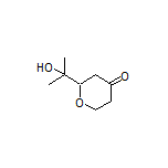 2-(2-羟基丙烷-2-基)四氢-4H-吡喃-4-酮