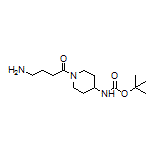 4-氨基-1-(4-(Boc-氨基)哌啶-1-基)丁烷-1-酮