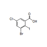 3-溴-5-氯-2-碘苯甲酸