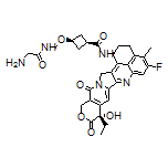 (1s,3R)-3-((2-氨基乙酰氨基)甲氧基)-N-((1S,9S)-9-乙基-5-氟-9-羟基-4-甲基-10,13-二氧代-2,3,9,10,13,15-六氢-1H,12H-苯并[de]吡喃并[3',4':6,7]吲哚嗪并[1,2-b]喹啉-1-基)环丁烷-1-甲酰胺