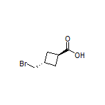 (1r,3r)-3-(溴甲基)环丁烷-1-甲酸