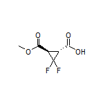 rac-(1R,3R)-2,2-二氟-3-(甲氧基羰基)环丙烷-1-甲酸