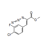 (Z)-2-叠氮基-3-(4-氯-3-氟苯基)丙烯酸甲酯