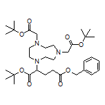 2-[4,7-双[2-(叔丁氧基)-2-氧代乙基]-1,4,7-三氮杂壬烷-1-基]戊二酸(5-苄基)酯[1-(叔丁基)]酯