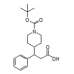 3-(1-Boc-哌啶-4-基)-3-苯基丙酸