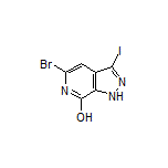 5-溴-3-碘-1H-吡唑并[3,4-c]吡啶-7-醇