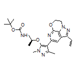 (S)-N-Boc-2-((1,3-二甲基-4-(1-乙烯基-3,4-二氢-5-氧杂-2,2a,6-三氮杂苊烯-7-基)-1H-吡唑-5-基)氧基)丙胺