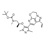 (S)-N-Boc-2-((1,3-二甲基-4-(1-乙烯基-3,4-二氢-5-氧杂-2,2a,6-三氮杂苊烯-7-基)-1H-吡唑-5-基)氧基)-N-甲基丙胺