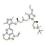 (S)-N-((1-((S)-1-((叔丁基二甲基硅基)氧基)丙烷-2-基)-3-乙氧基-4-碘-1H-吡唑-5-基)甲基)-2-((1,3-二甲基-4-(1-乙烯基-3,4-二氢-5-氧杂-2,2a,6-三氮杂苊烯-7-基)-1H-吡唑-5-基)氧基)-N-甲基丙胺
