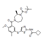 (R)-N-(5-((5-(4-Boc-3-甲基-1,4-二氮杂环庚烷-1-羰基)-4-甲氧基-2-甲基苯基)硫基)噻唑-2-基)环丁烷甲酰胺