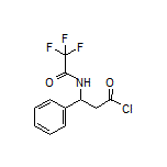 3-苯基-3-(2,2,2-三氟乙酰氨基)丙酰氯