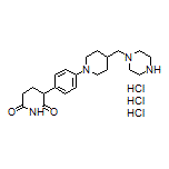 3-(4-(4-(哌嗪-1-基甲基)哌啶-1-基)苯基)哌啶-2,6-二酮三盐酸盐